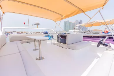 Sky Walker Art 52 ft (16m) Power boat in Dubai Harbour for rent in Dubai