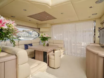 Sunseeker Satoshi 64 ft (20m) Power boat in Dubai Harbour for rent in Dubai 2