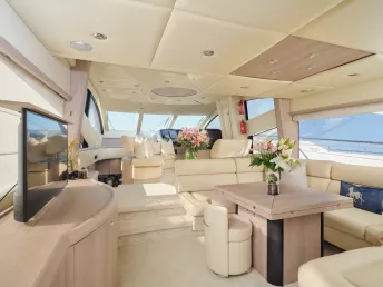 Sunseeker Satoshi 64 ft (20m) Power boat in Dubai Harbour for rent in Dubai 3