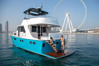 Dubai'de kiralık Vogue Hatteras 64 ft (20m) Motorlu tekne - Dubai Harbour 4