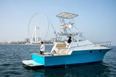在迪拜 租 A-Salt Weapon Sport Fishing 40 英尺 (13m) 动力船 在迪拜港