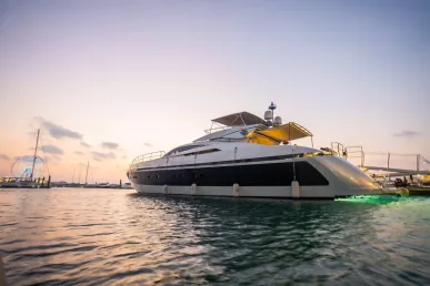 Lady Maya 105 piede (33m) Barca a motore a Dubai Harbour in affitto a Dubai