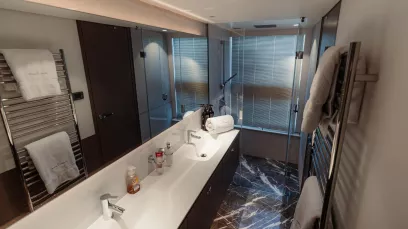 Princess 95X Super-flybridge 95 piede (29m) Barca a motore a Dubai Harbour in affitto a Dubai 15