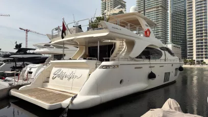 Azimut Satisfaction 88 Fuß (27m) Motorboot in Dubai Harbour  zur Miete in Dubai