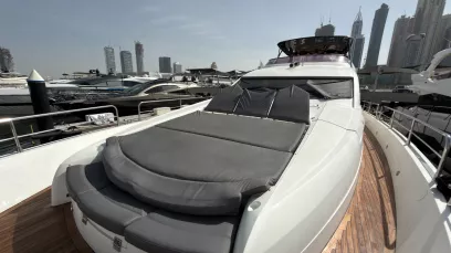 Sunseeker Aarna 90 футов (28m) Моторная лодка в Dubai Harbour для аренды в Дубай 10