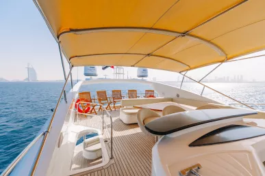 Sunseeker Why Not 82 ft (25m) Power boat in Dubai Harbour for rent in Dubai