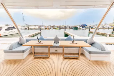 Sky Walker Infinity 60 ft (19m) Catamaran in Dubai Harbour for rent in Dubai 10