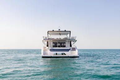 Sky Walker Infinity 60 ft (19m) Catamaran in Dubai Harbour for rent in Dubai 1
