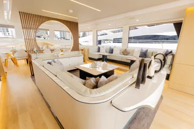 Sky Walker Infinity 60 ft (19m) Catamaran in Dubai Harbour for rent in Dubai 16