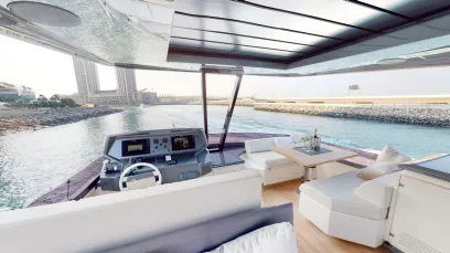Ferretti 78 ft (24m) Power boat in Dubai Harbour for rent in Dubai 9