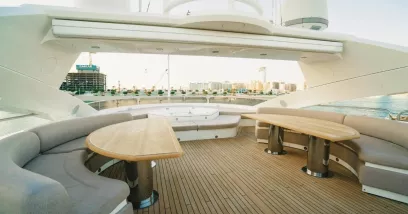 Sunseeker Lucien 131 ft (40m) Power boat in Dubai Harbour for rent in Dubai 6