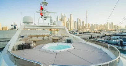 Sunseeker Lucien 131 ft (40m) Power boat in Dubai Harbour for rent in Dubai 4